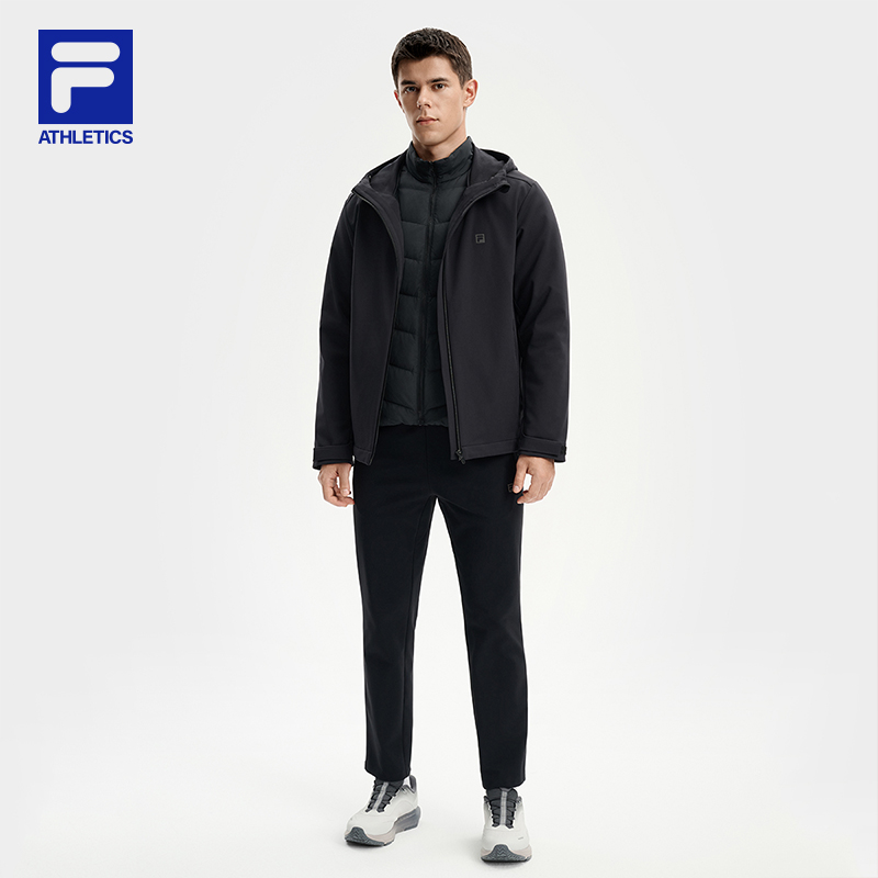 FILA 斐乐官方男士羽绒服两件套2025冬新款健身运动基础保暖外套 FILA 斐乐官方男士羽绒服两件套2025冬新款健身运动基础保暖外套
