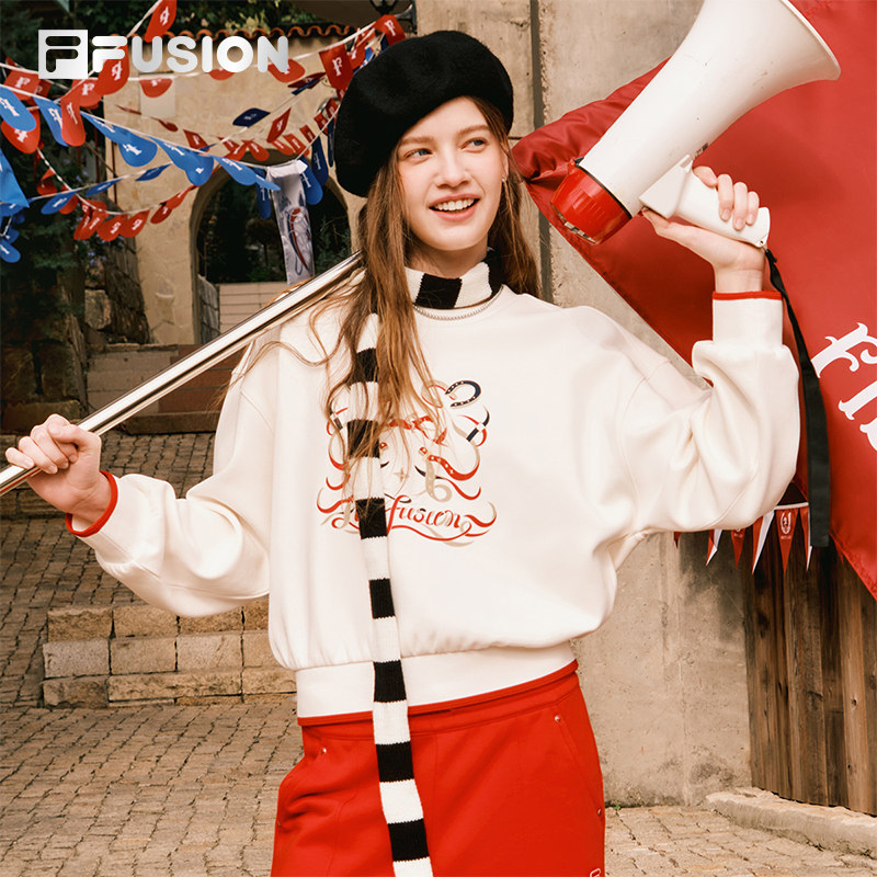 马上起飞 | Dimitri联名卫衣FILA FUSION斐乐潮牌女春新年款上衣,淘宝优惠券,粉丝福利购,淘宝优惠卷