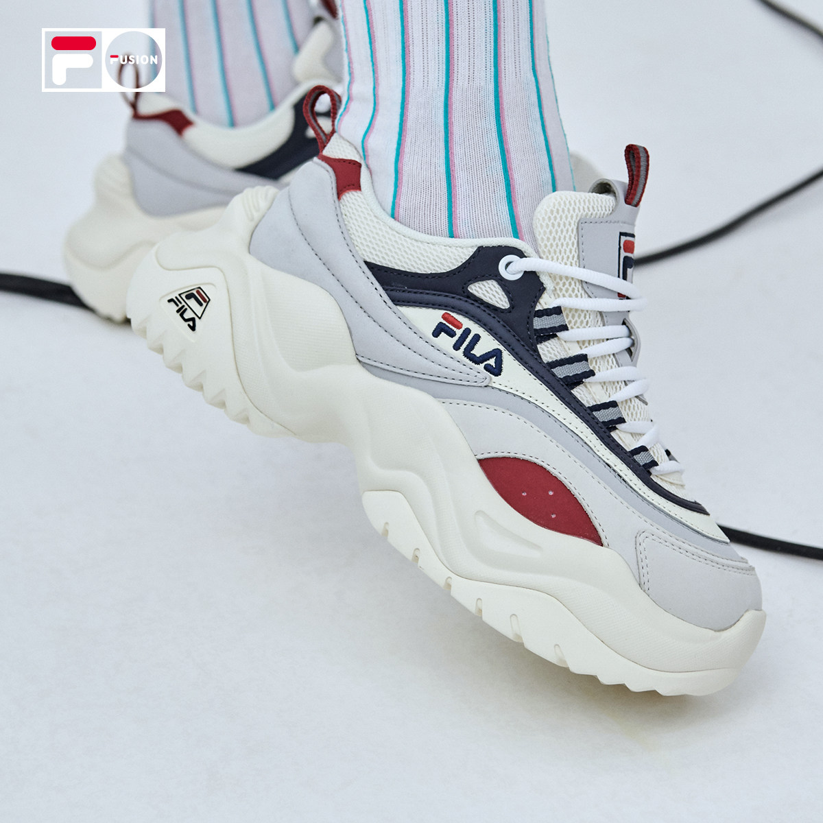 fila fusion斐乐潮牌女子新款女鞋 FILA板鞋/休闲鞋