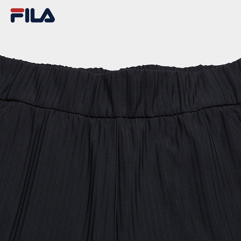 FILA 斐乐官方女士针织长裤2026春季新款时尚休闲宽松坑条直筒裤,淘宝优惠券,粉丝福利购,淘宝优惠卷