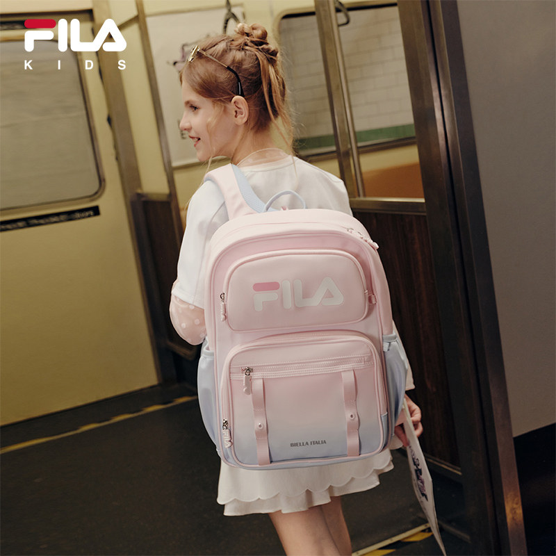FILA KIDS斐乐儿童双肩背包男女童一到六年级小学生减负书包 儿童一到实拍商品图