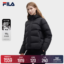 FILA File Official Womens Duvet Clothing 2023 Winter New Pint Casual Sports Blouses Warm Thickening Coats Women