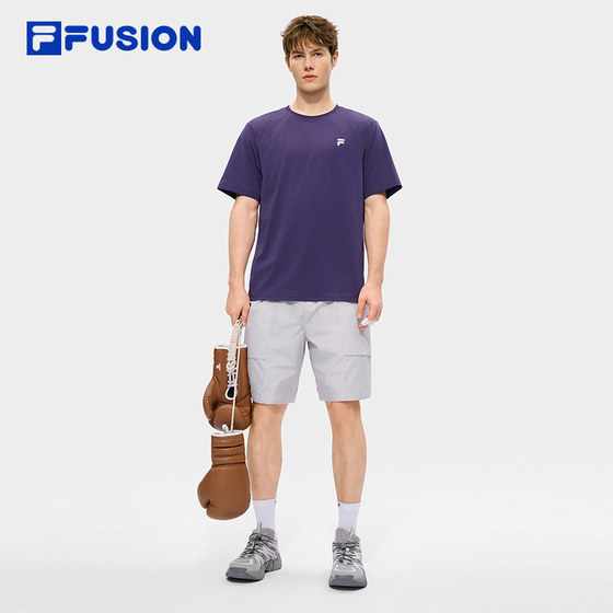 FILAFUSION trendy brand quick-drying short-sleeves