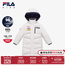 FILA KIDS Filaboy clothing mens big boy down clothes 2023 Winter new children sports fashion jacket tide