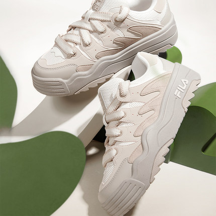 斑斓鞋|FILA斐乐官方女鞋板鞋面包鞋厚底鞋增高运动鞋秋季休闲鞋
