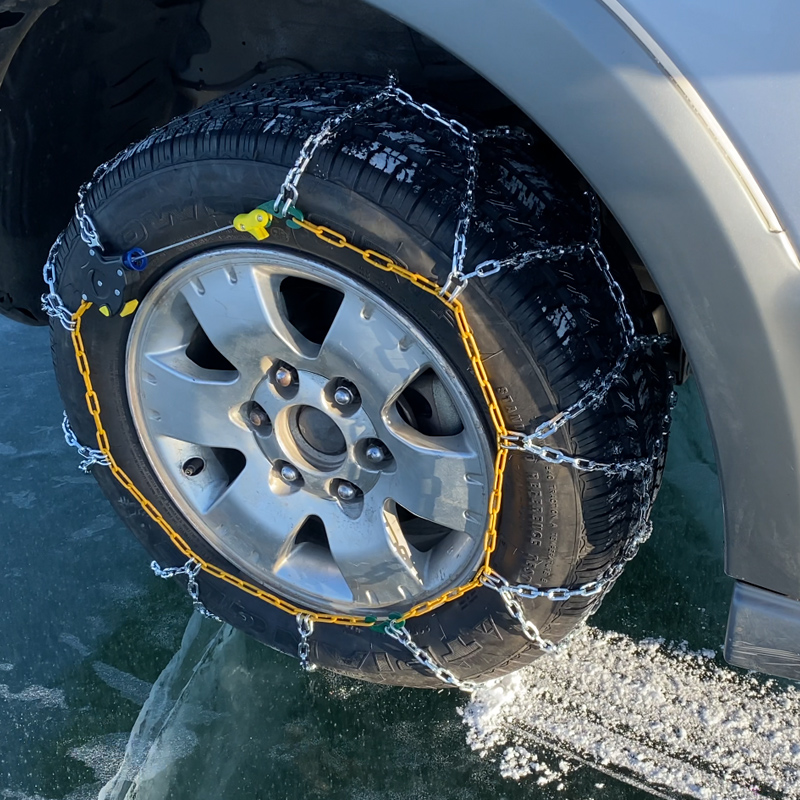 伯虎汽车HKN防滑链加粗越野SUV皮卡小车轿车轮胎雪地自动锁紧滑车 - 图1