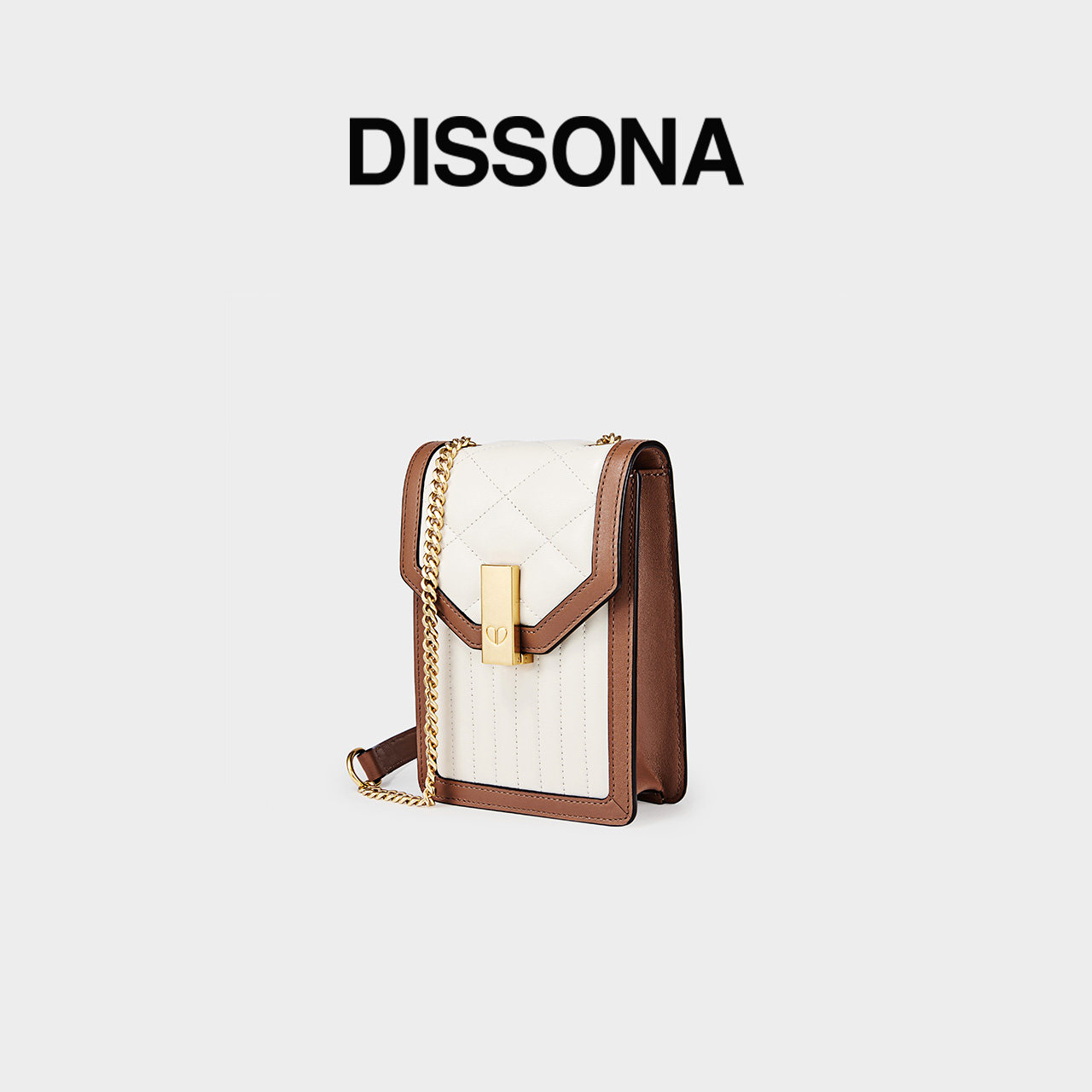 迪桑娜包包新款真皮女包时尚单肩链条包手机包托特包斜挎包b,淘宝优惠券,粉丝福利购,淘宝优惠卷