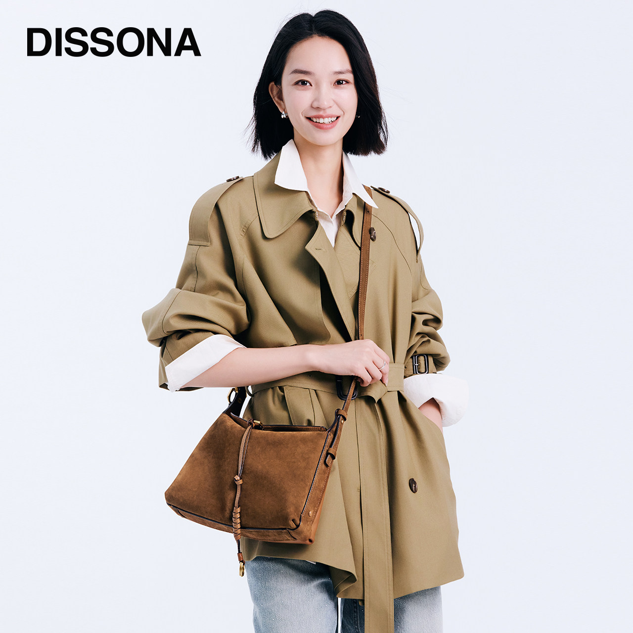 迪桑娜女包回声系列麂皮hobo包绒面牛皮包单肩斜挎包腋下包饺子包,淘宝优惠券,粉丝福利购,淘宝优惠卷