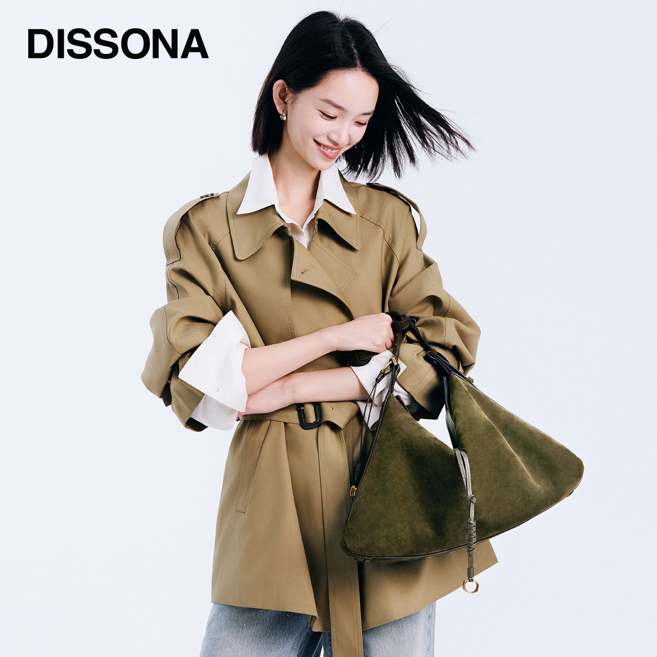 迪桑娜女包回声系列麂皮hobo包绒面牛皮包单肩斜挎包腋下包饺子包,淘宝优惠券,粉丝福利购,淘宝优惠卷