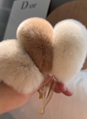赛雅娜发夹獭兔毛可爱