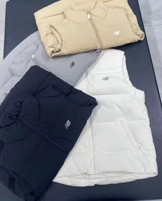 NEW BALANCEN new men's and women's autumn and winter waterproof and warm duck down down vest AMV43376
