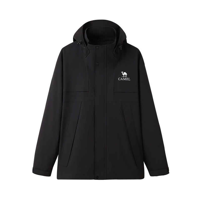 Camel骆驼男装夹克工装外套2026春秋户外风衣旅行服徒步登山服
