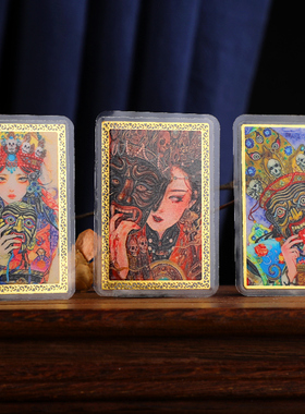 扎基拉姆前世今生扎基女神金属佛卡铜卡平安卡片金卡塑封