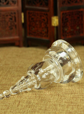 透明塔大小号亚克力水晶舍利塔