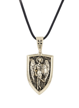 欧美新款天使勋章吊坠盾牌图腾