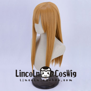 LINCOLN ເຮໂຣ Ophelia ຜົມສີນໍ້າຕານຍາວ wig COSPLAY ຕົວລະຄອນ