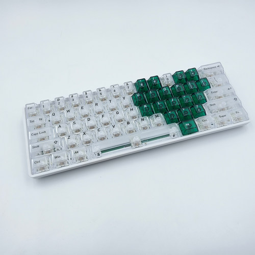 冰晶透PC原厂增补11键爱心键帽透光适配迈从ace68wooting小蜜蜂 - 图3