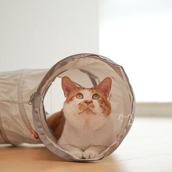 Cool cat super long tunnel shelter tent donut maze pet rabbit ເຈາະຂຸມຂອງຫຼິ້ນປະກອບ