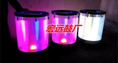 特卖包邮梦幻磨砂水鼓/LED激光水鼓/高亮水鼓/飞花水鼓/灯带水鼓 - 图2