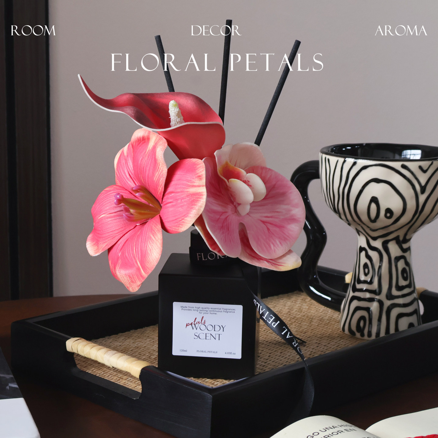 花艺香薰无火香氛精油摆件家居桌面装饰卧室内持久留香水酒店高级,淘宝优惠券,粉丝福利购,淘宝优惠卷