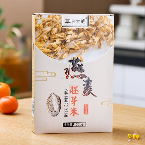 内蒙古草原大旭燕麦胚芽米500克裸仁粒全胚芽去皮去壳燕麦米新米 - 图3