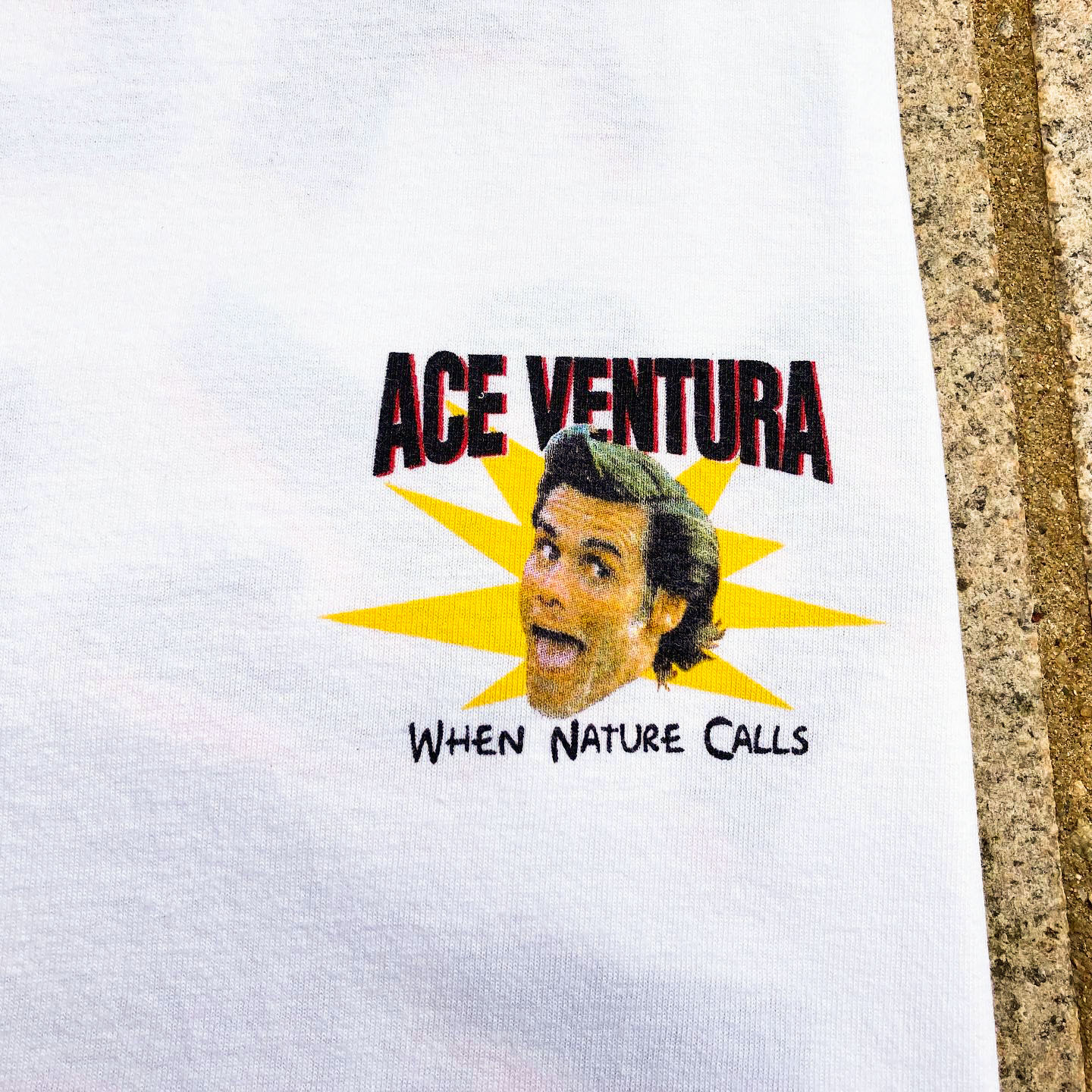学生好物推荐！Ace Ventura Jim Carrey神探飞机头金凯瑞短袖T恤 - 图0