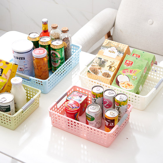 Kindergarten desktop storage basket