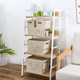 Imitation rattan hollow storage box plastic sundry storage box