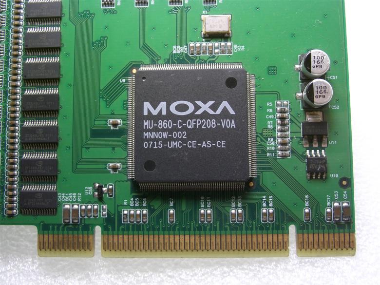 台湾 MOXA CP-168U 8串口RS232 PCI多串口卡 8口PCI串口卡 包邮 - 图0