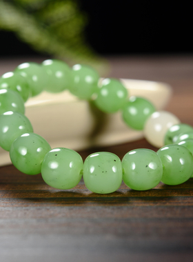 碧玉苹果绿手串