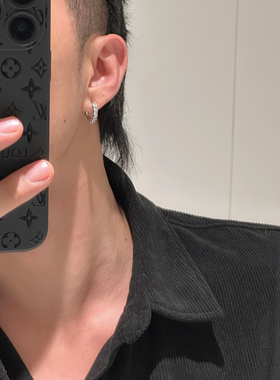 MUSEDEN经典纯银养耳洞耳环