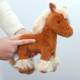 Doll pony ມ້າ simulated ຂອງເດັກນ້ອຍ