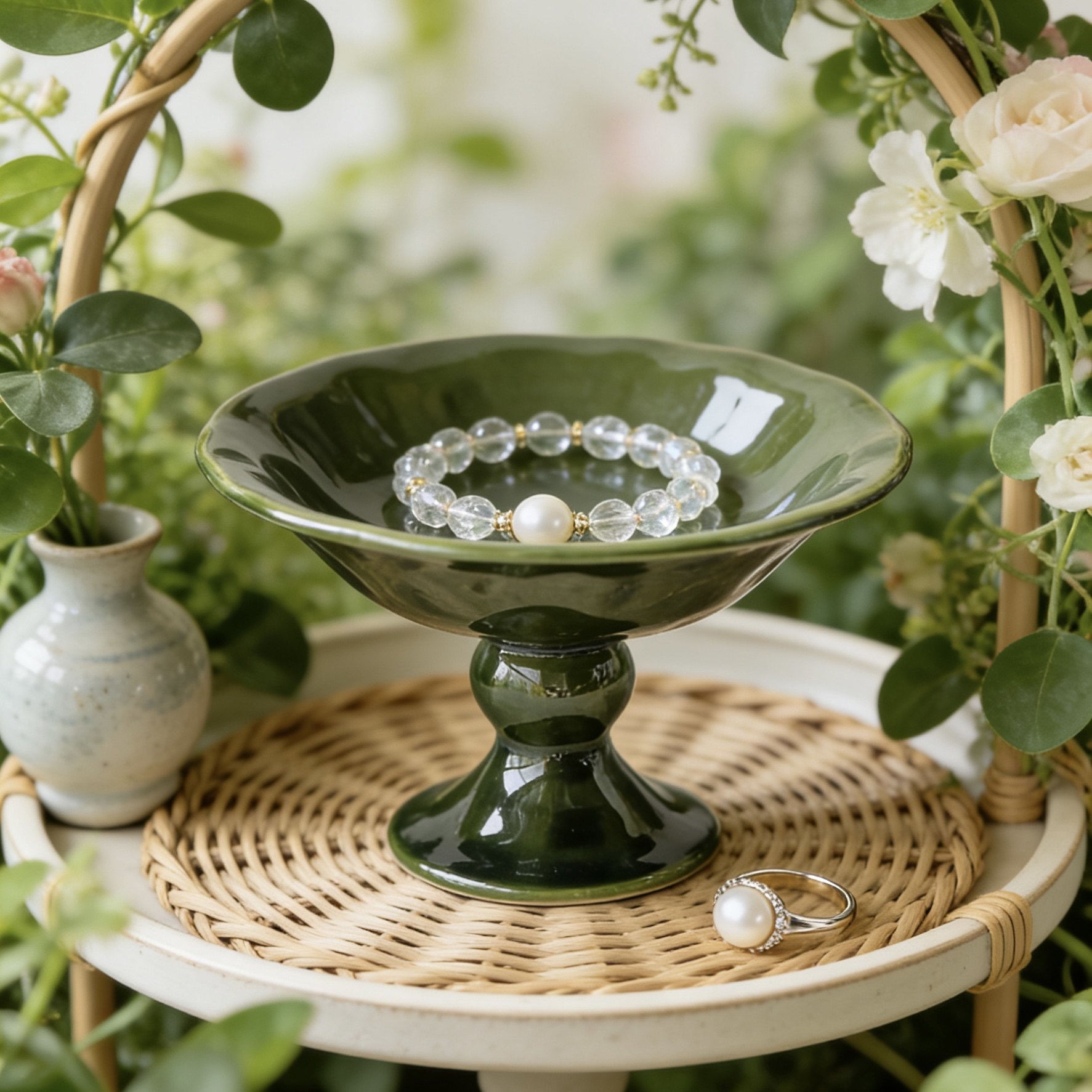 摆放女生的首饰耳环耳钉项链手串手链收纳盒架子托盘床头柜梳妆台,淘宝优惠券,粉丝福利购,淘宝优惠卷