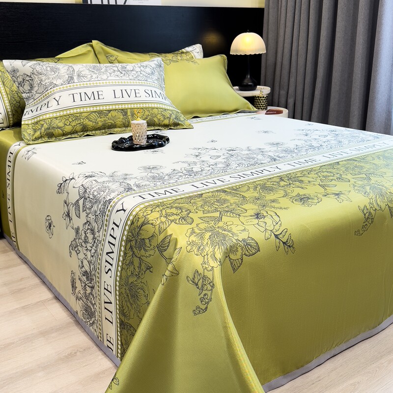 夏季新款冰丝凉席三件套双人床可水洗折叠式可机洗单人空调软席子