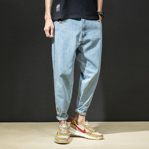 秋季弹力休闲牛仔裤