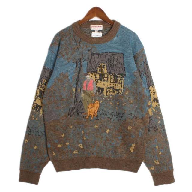 Vintage woolen pullover vintage japanese style