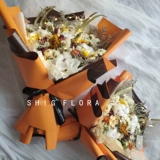 Подсолнечные высушенные цветы Букет вечный жизненный цветы Большой букет