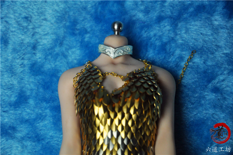 【现货】1/6 女兵人夜光盔甲项环项圈项链TBLeague phicen ob六分 - 图1