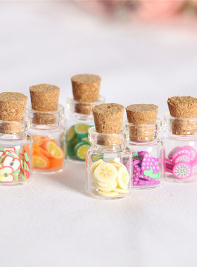 dollhouse娃娃屋迷你水果干玻璃