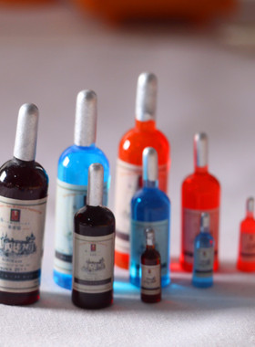 微景袖珍鸡尾酒食玩ob11娃娃屋