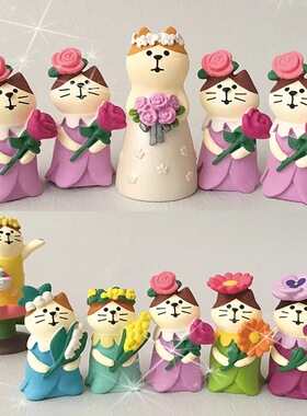 树脂日式桌面新娘新郎