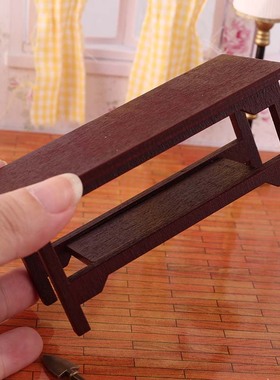 木复古食玩复古茶几桌子迷你模型