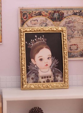 树脂欧式复古艺术画框模型