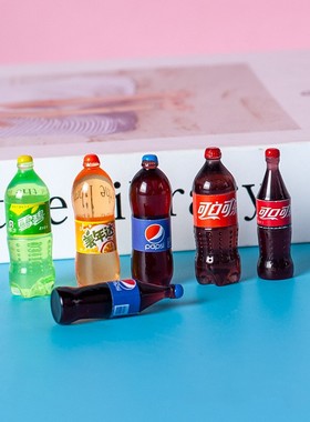 树脂微景观仿真饮料汽水瓶