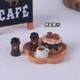 Miniature food play scene model doll house accessories mini strawberry jam bottle instant coffee DIY handmade DIY
