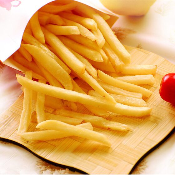 蓝威斯顿冷冻薯条细薯条油炸小吃1/4细薯空气炸锅食材2kg*6袋整箱