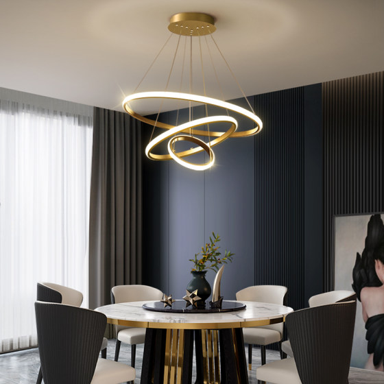 Light luxury art bedroom dining room chandelier