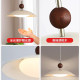 Chandelier restaurant lamp 2025 new creative personality art cream style high-end eye protection restaurant chandelier J