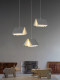 Book lamp Nordic restaurant chandelier designer creative personality study bedroom bedside lamp three-head dining table lighting