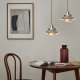 Bauhaus medieval style flying saucer restaurant lamp industrial style designer bar simple bedroom bedside small chandelier W